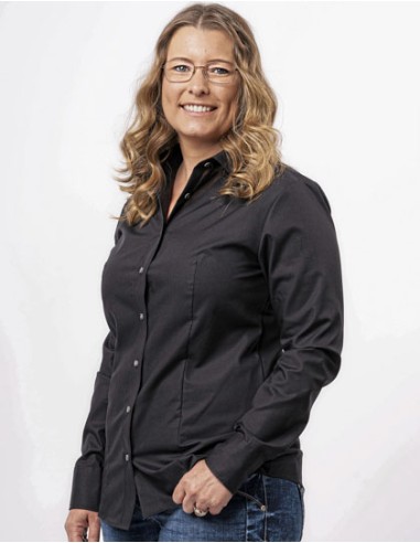 MAV-MV069061-Womens Blouse Comfort Fit Long Sleeve